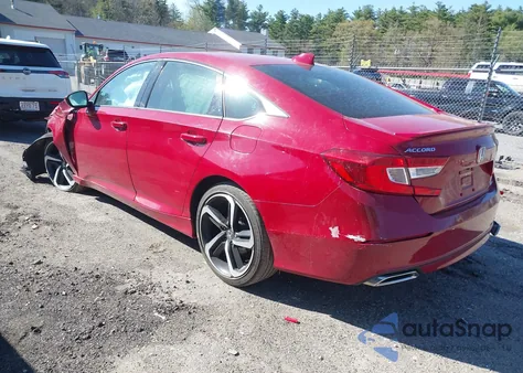 2018 Honda Accord Sport из США, поврежденный, VIN 1HGCV1F34JA054565